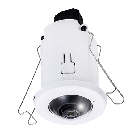 VIVOTEK FE8182 5MP Indoor Fisheye Dome IP Network Camera, 360° Surround View, 1.05mm Fixed-focal Lens, 2560x1920, 15fps, H.264, MJPEG, PoE